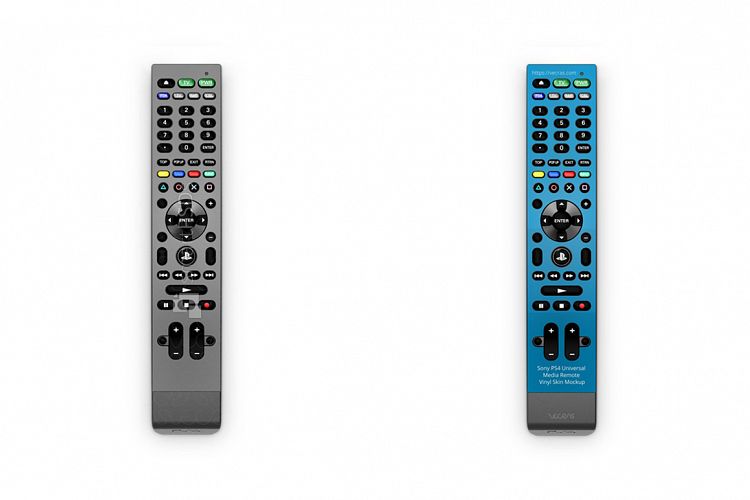 Sony PS4 Universal Media Remote Vinyl Skin Design Mockup example image 1