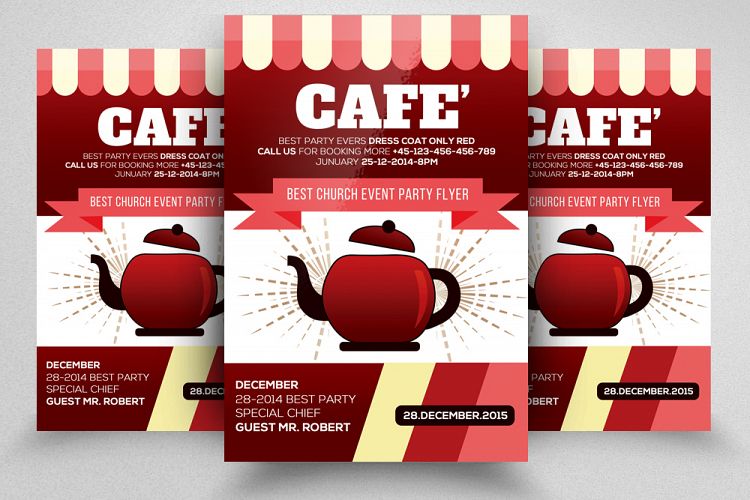 Cafe Shop Flyer Template