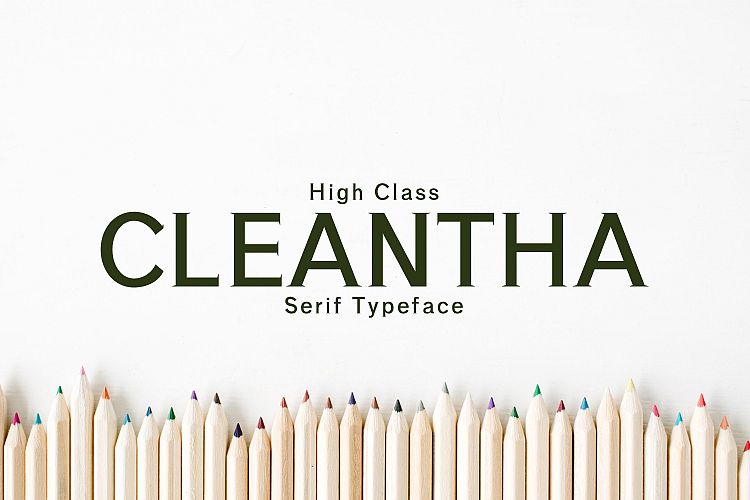 Cleantha Serif Typeface