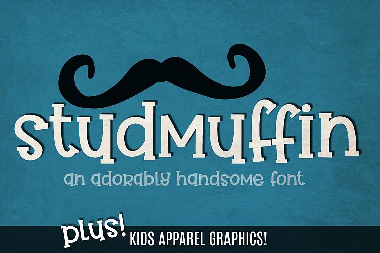 Studmuffin Font + Bonus