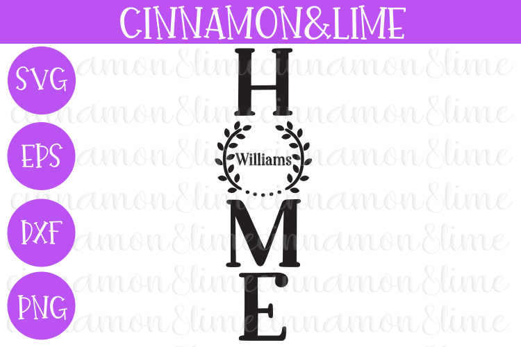 Home Vintage Wood Sign SVG Cut File