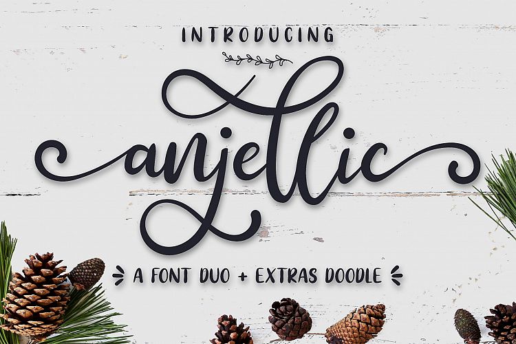 Anjellic // Font Duo & Extras