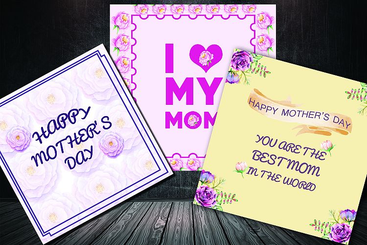 Mothers day greeting card pack