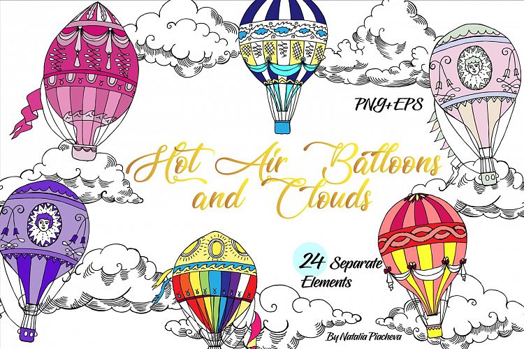 Colored Air Balloons