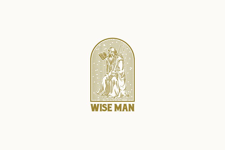 Wise Man Logo Template