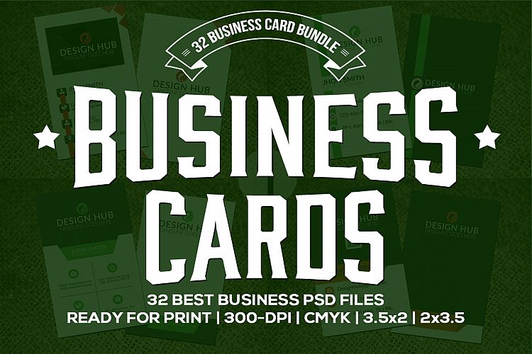 32 Business Cards Bundle Deal