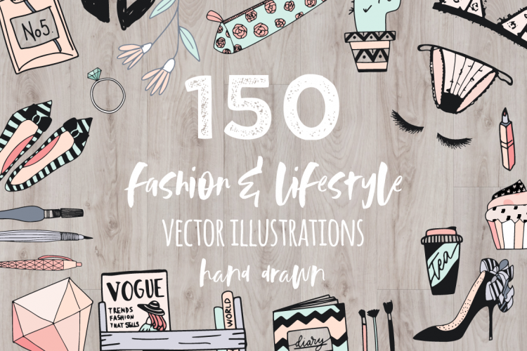 Fashion/Lifestyle illustration pack