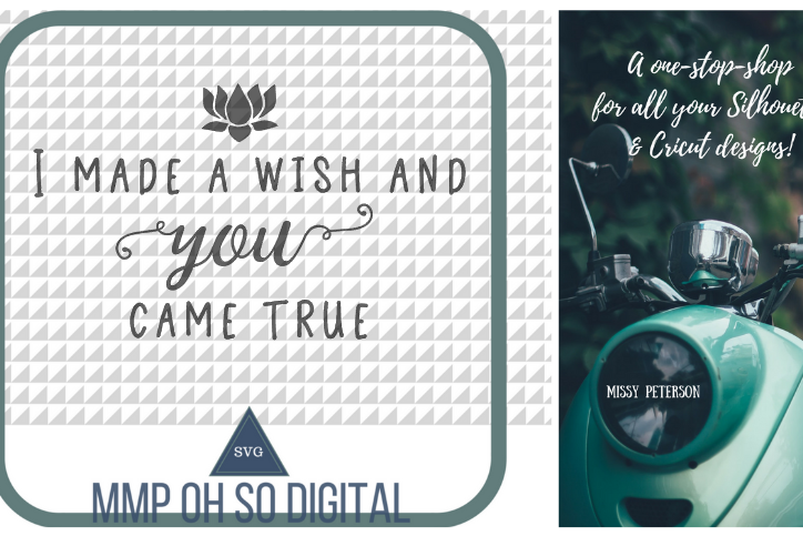 Love Quote, Wish Come True SVG, Spring SVG, True Love, Farmhouse Decor, Quote for sign, SVG file, For Silhouette, Flower Vector