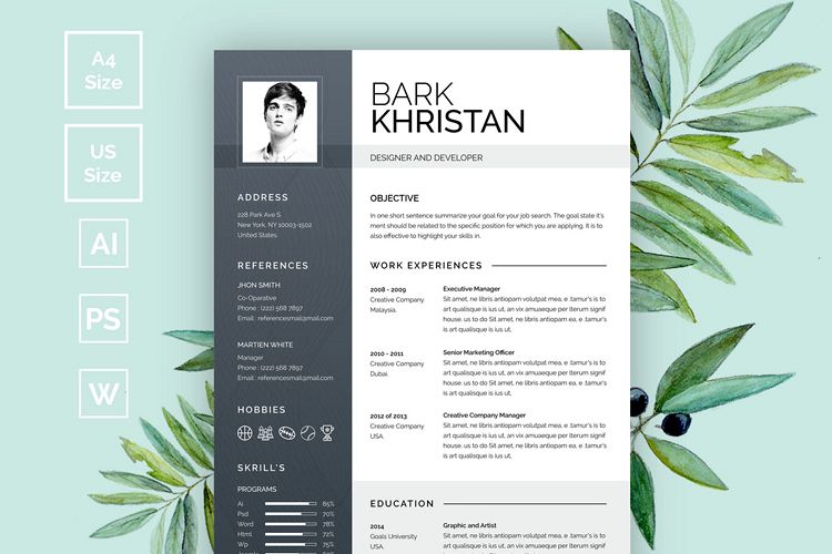 Modern Resume/CV Template