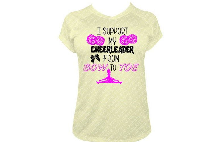 I SUPPORT MY CHEERLEADER FILE SVG,EPS,DXF,PNG,JPG