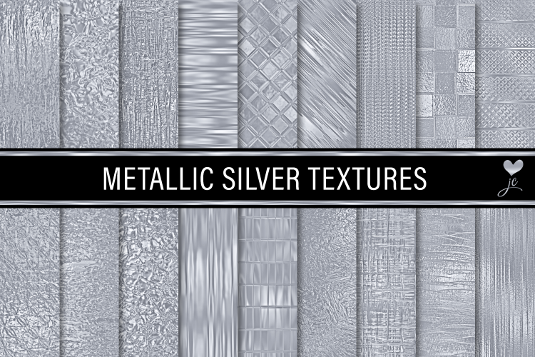 Metallic Silver Textures