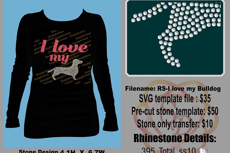 I Love My Dachshund SVG