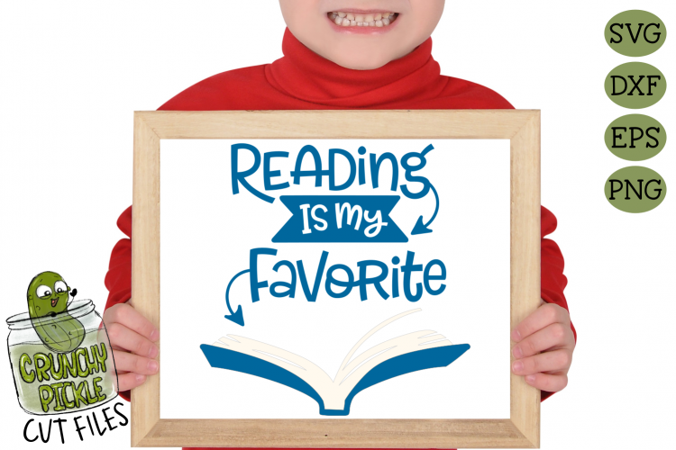 Download Reading Is My Favorite / Book / School/ Teacher SVG