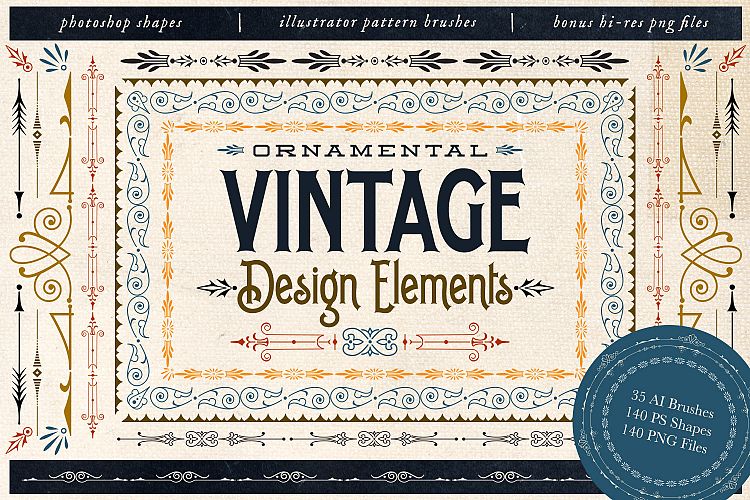 Ornamental Vintage Design Elements