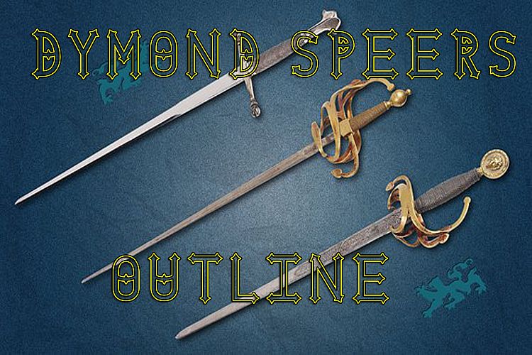 Dymond Speers Outline Type Font