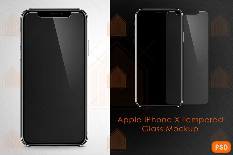 Apple iPhone X Tempered Glass Template