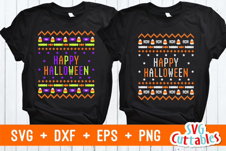 Happy Halloween Sweater | SVG Cut File
