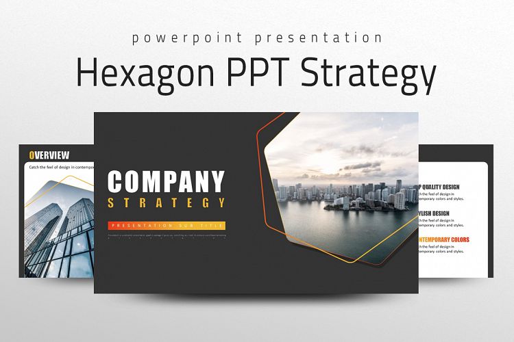 Hexagon PPT Strategy