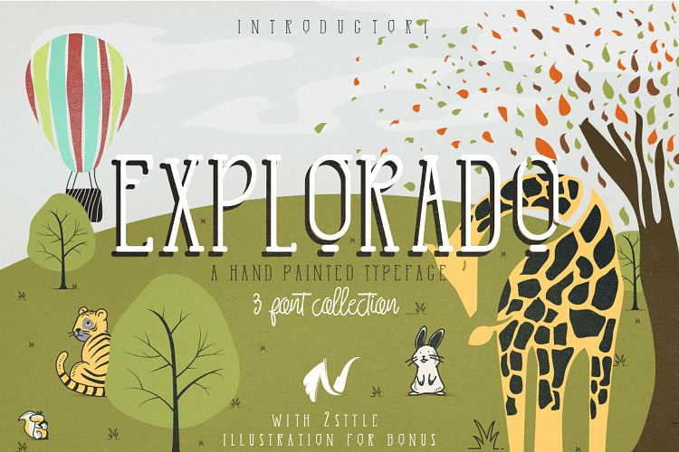 Explorado Typeface 