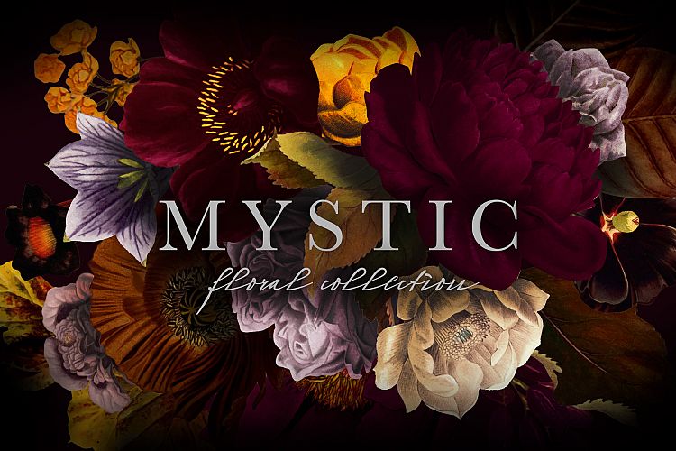 Mystic Floral Graphics Collection Clip Art