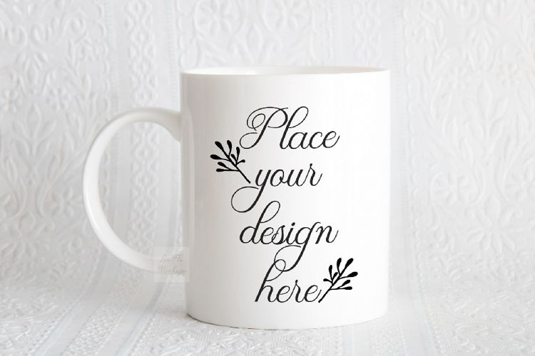 Mug mock up modern sublimation 11oz cup mockup stock photo