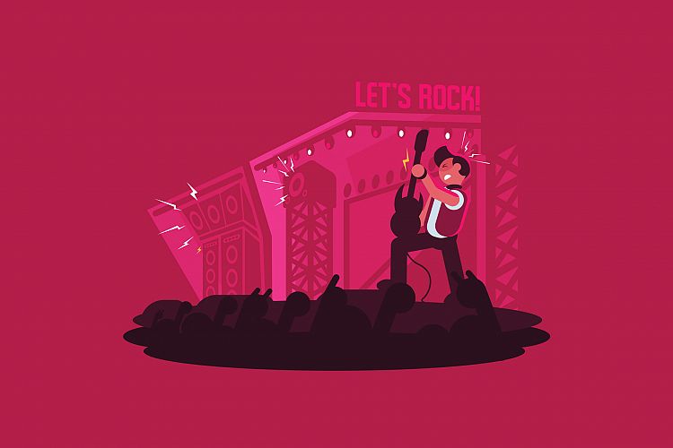 Lets Rock! - Vector Activity