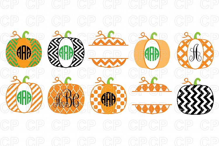 Pumpkin Bundle SVG Cut Files, Pumpkin Clipart, Thanksgiving SVG