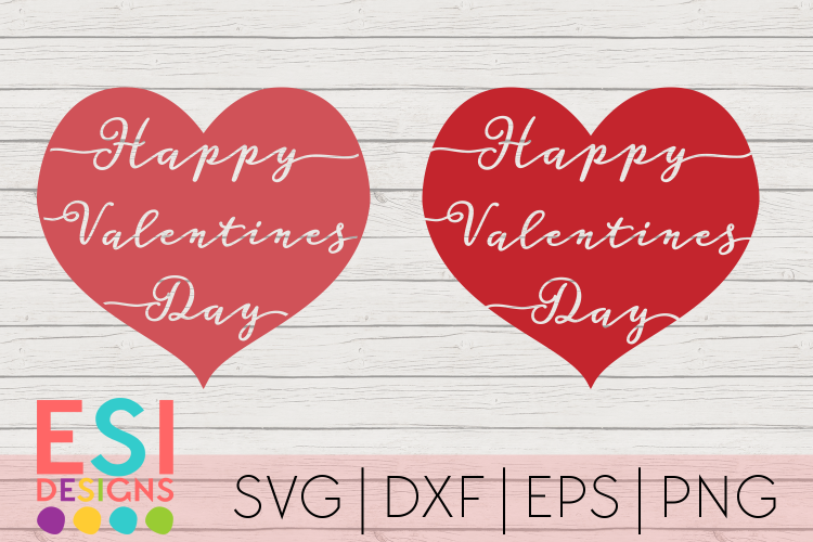 Valentines Day SVG | Happy Valentines Day Hearts