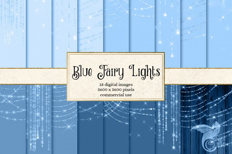 Blue Fairy Lights