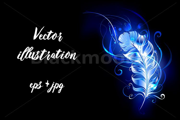 Feather of Blue Fire