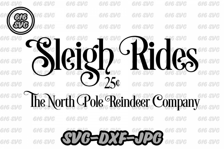 Sleigh Rides SVG