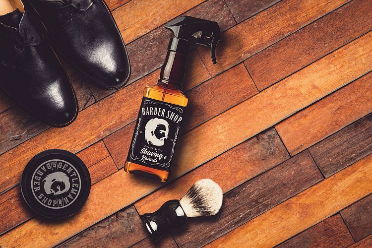 Barber Shop Mock-up 4