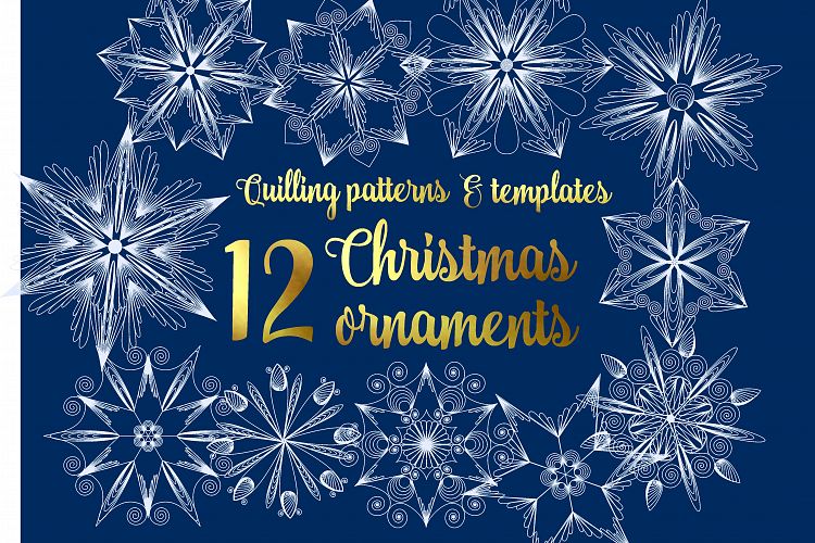 Paper quilling pattern collection