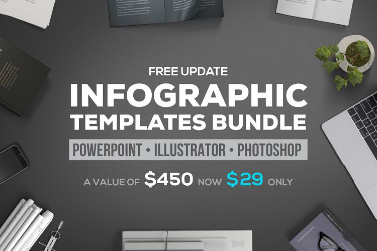 PPT infographic elements bundle