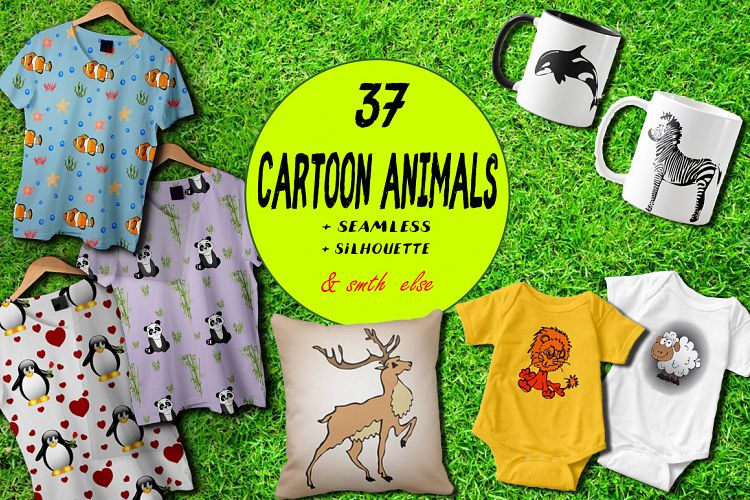 Cartoon animals collection