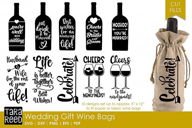Wedding Gift Wine Bags Bundle