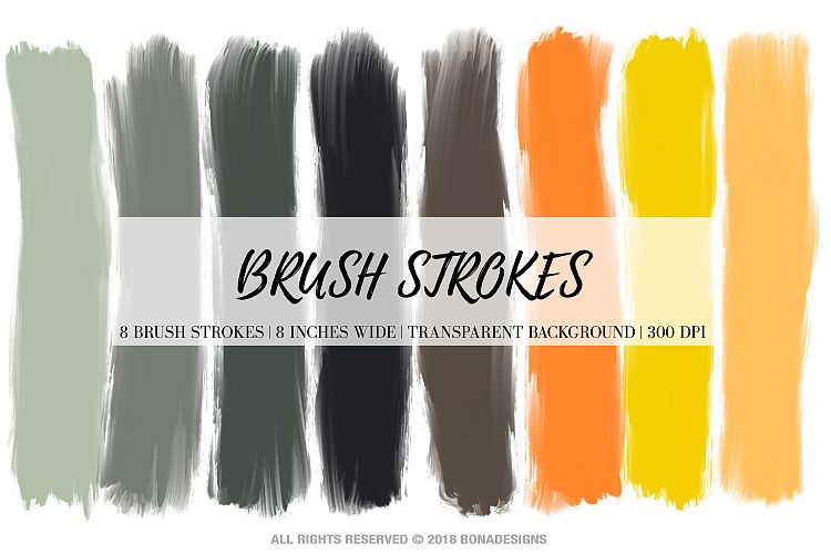 Brush Strokes, Autumn Brush Strokes