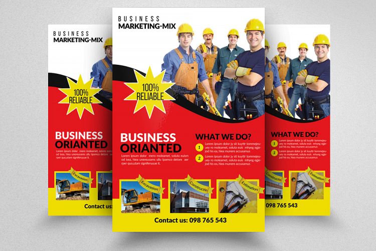 Construction Firm Advertising Flyer