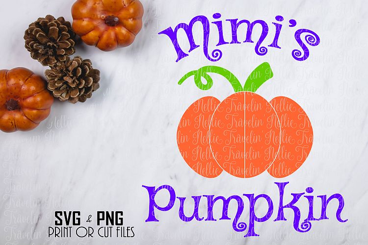 Mimis Pumpkin Svg Halloween Fall Autumn Pumpkin Cut File