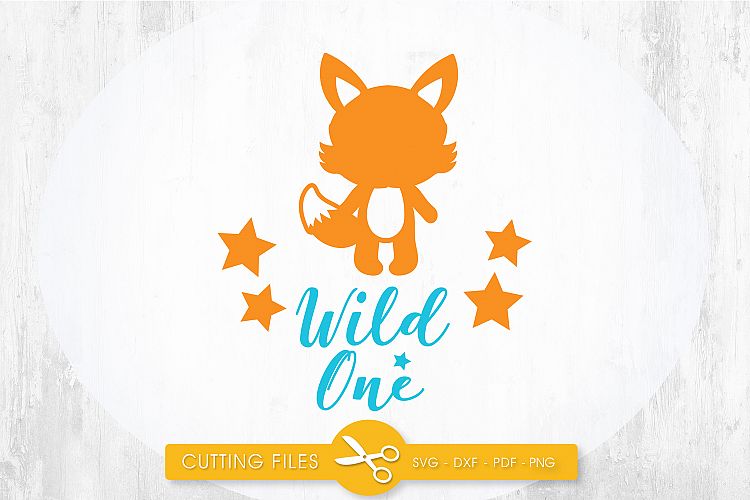 wild-one cutting files svg, dxf, pdf, eps included - cut files for cricut and silhouette - Cutting Files SG