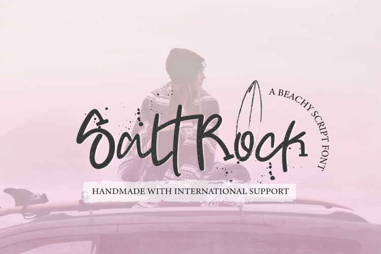 SaltRock - Beachy Script Font