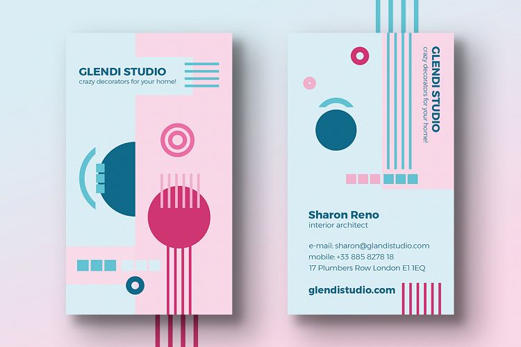 Abstract Business Card Template