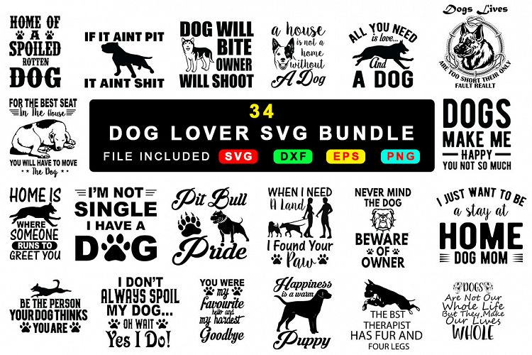 Dog Lover SVG Bundle