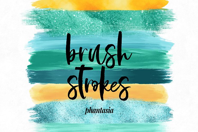 Surfer Girl Brush Strokes