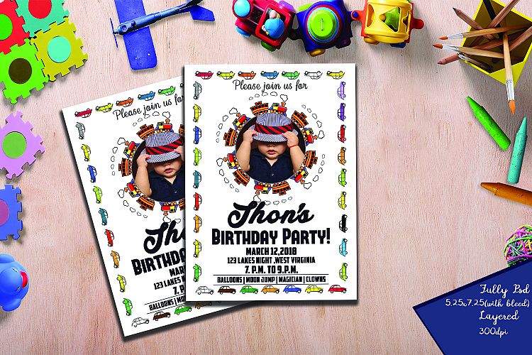 Kids Birthday Invitation 