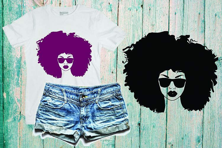 Download Black woman svg Natural Hair Svg Afro svg,black woman 256SV (121495) | SVGs | Design Bundles