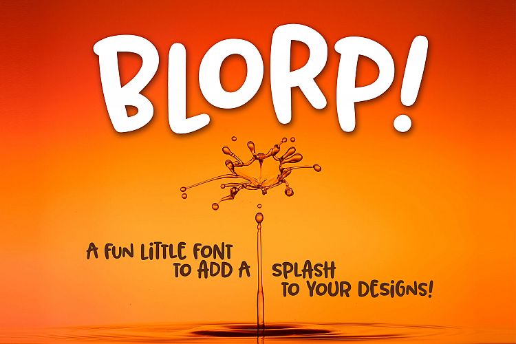 BLORP! A fun, weird little font!