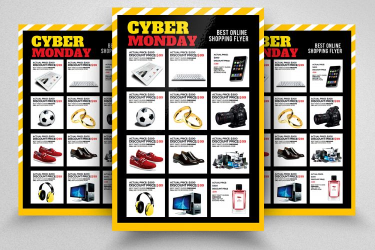 Cyber Monday Flyer Template Vol-04