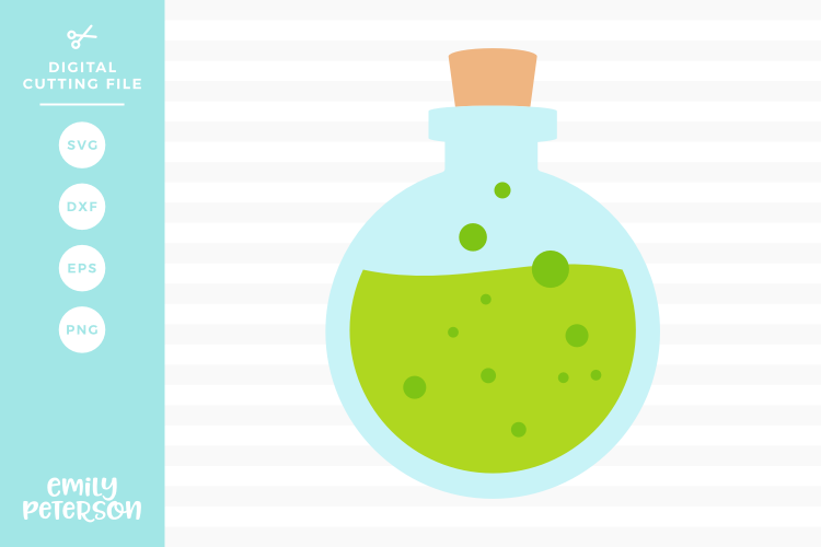 Potion Bottle SVG DXF EPS PNG