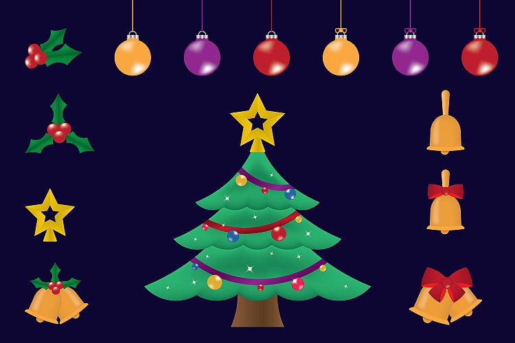 Christmas Icons Set